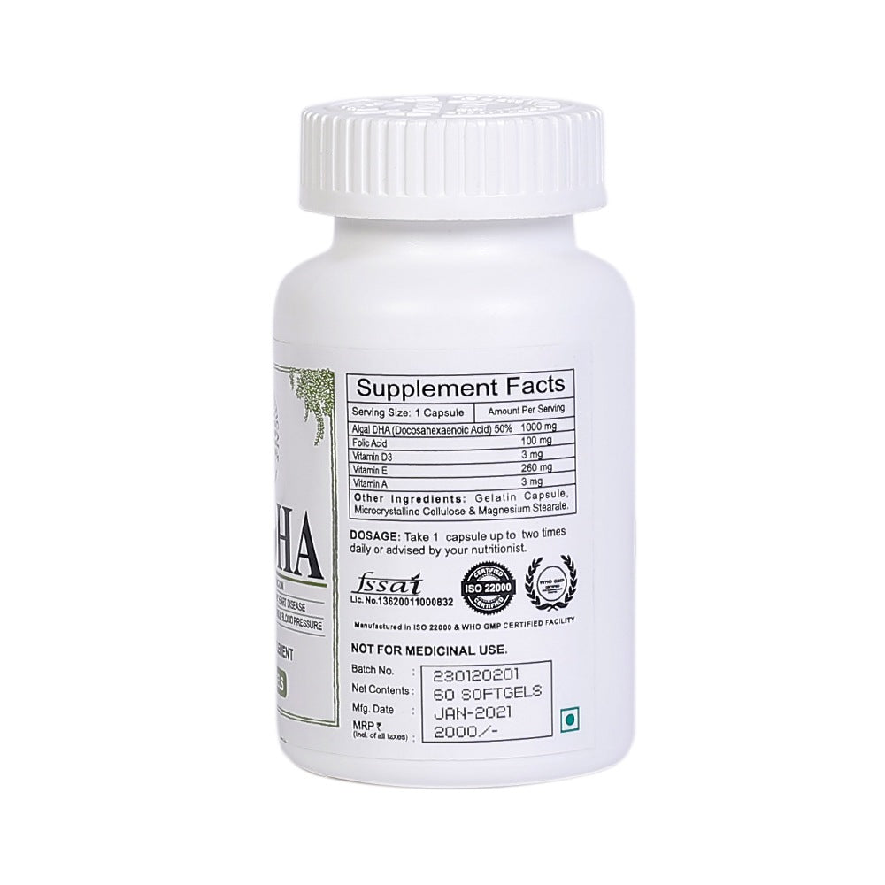 MCT Algae DHA - Non Smelling (60 capsules)