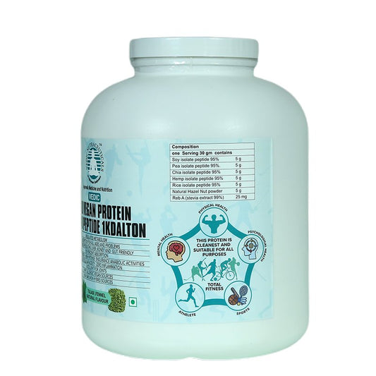 Bio Vegan Protein Oligo Peptide 1Kdalton (Natural Tulasi -Fennel flavour)