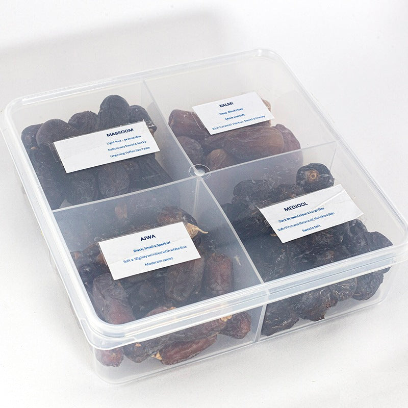 Dates (Ajwa, Mabroom, Kalmi & Medjool) 750 g