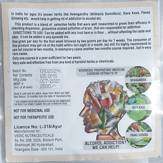 Madhu Vyasana Nivarini Churna