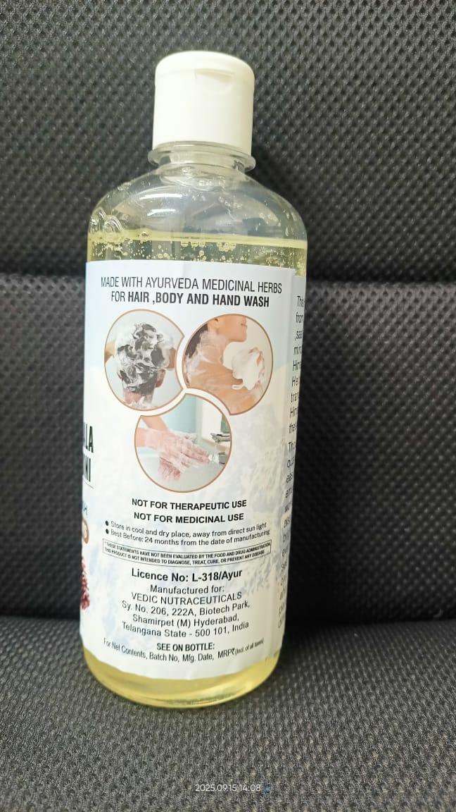 Paradarshaka Komala Kesha, Kaya and Kara Shodini - 500 ml