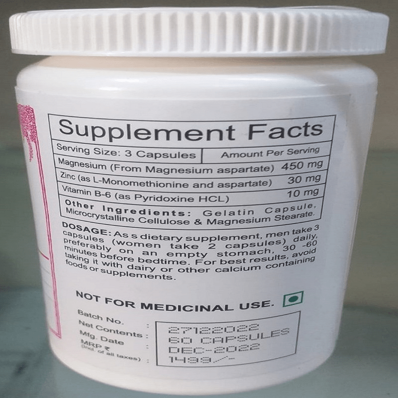 ZMA - 60 capsules