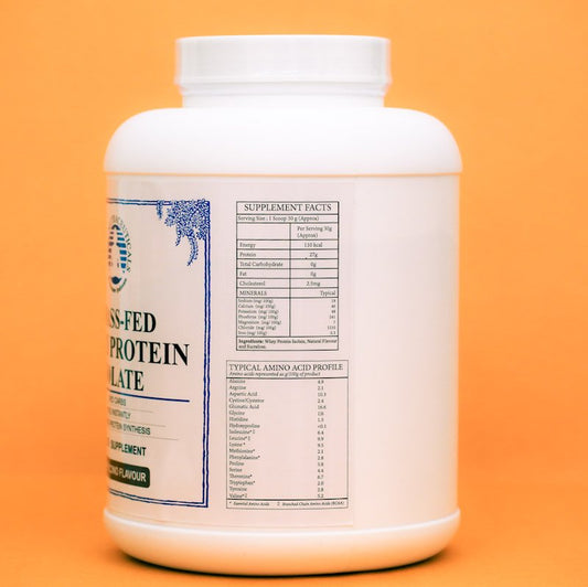 Grass Fed Whey Protein Isolate - Cappuccino
