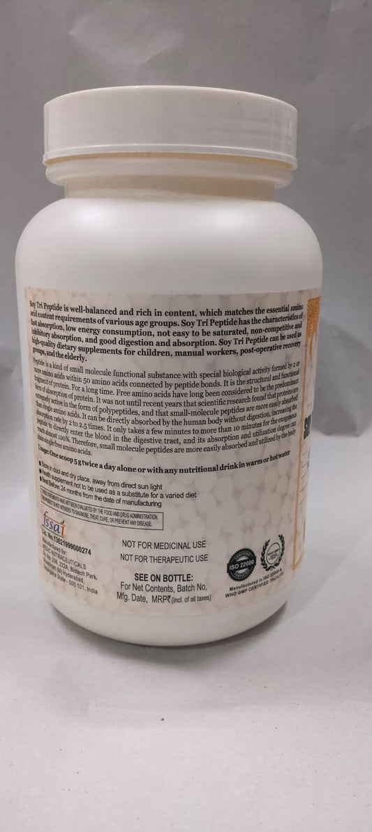 Soy Tri Peptide 300 daltons (500grams)