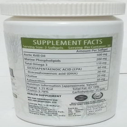 Arctic Krill Oil- 60 capsules