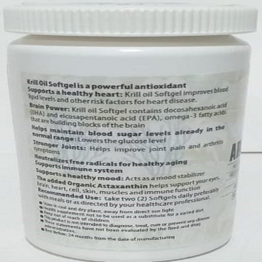 Arctic Krill Oil- 60 capsules