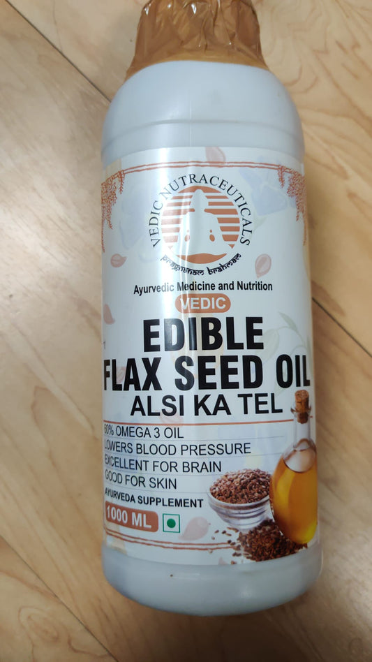Edible Flax Seed Oil - 1 litre
