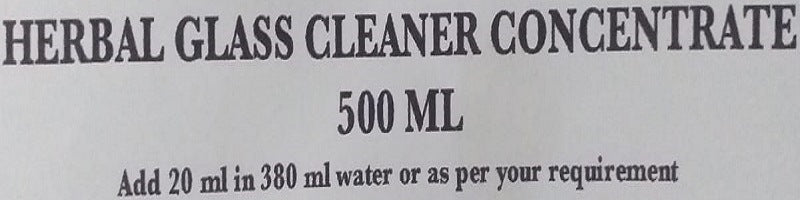 Herbal Glass Cleaner Concentrate