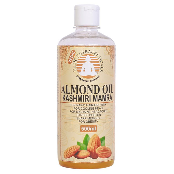 Vedic Nutraceuticals North Kashmiri Mamra Almond Pure Oil - 500ML