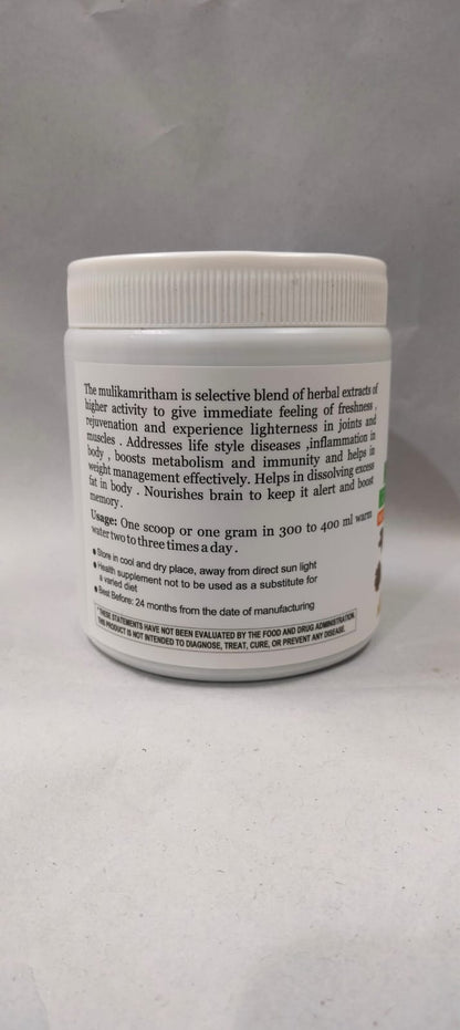 Mulikamritham - Herbal Metabolic Drink 200 Grams