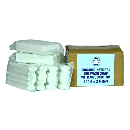 Organic Natural Bio Wash Soap Bars - Set of 6