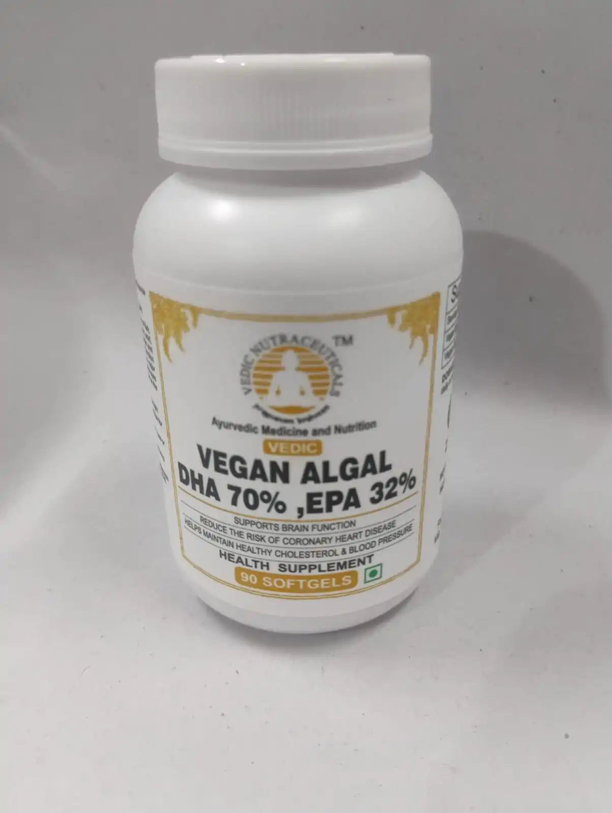 Vegan Algal DHA – 70%, EPA-32%, 90 Softgels