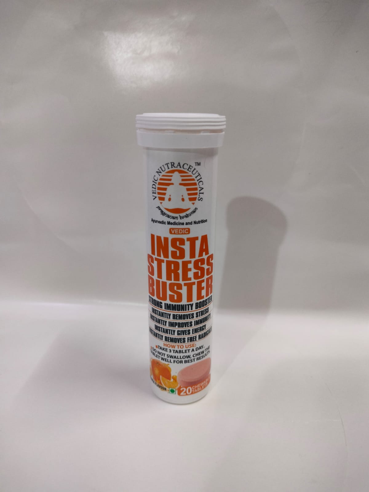 Instabusters INSTA STRESS BUSTER - 20 Chewable tablets – VedicNutraceuticals