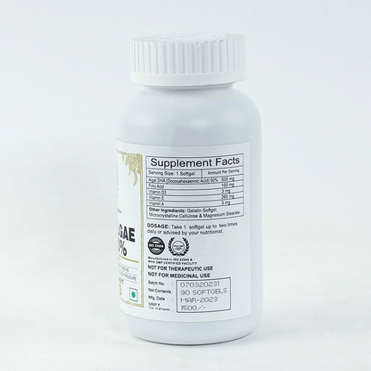 Vegan Algae DHA - 50% 90 Softgels